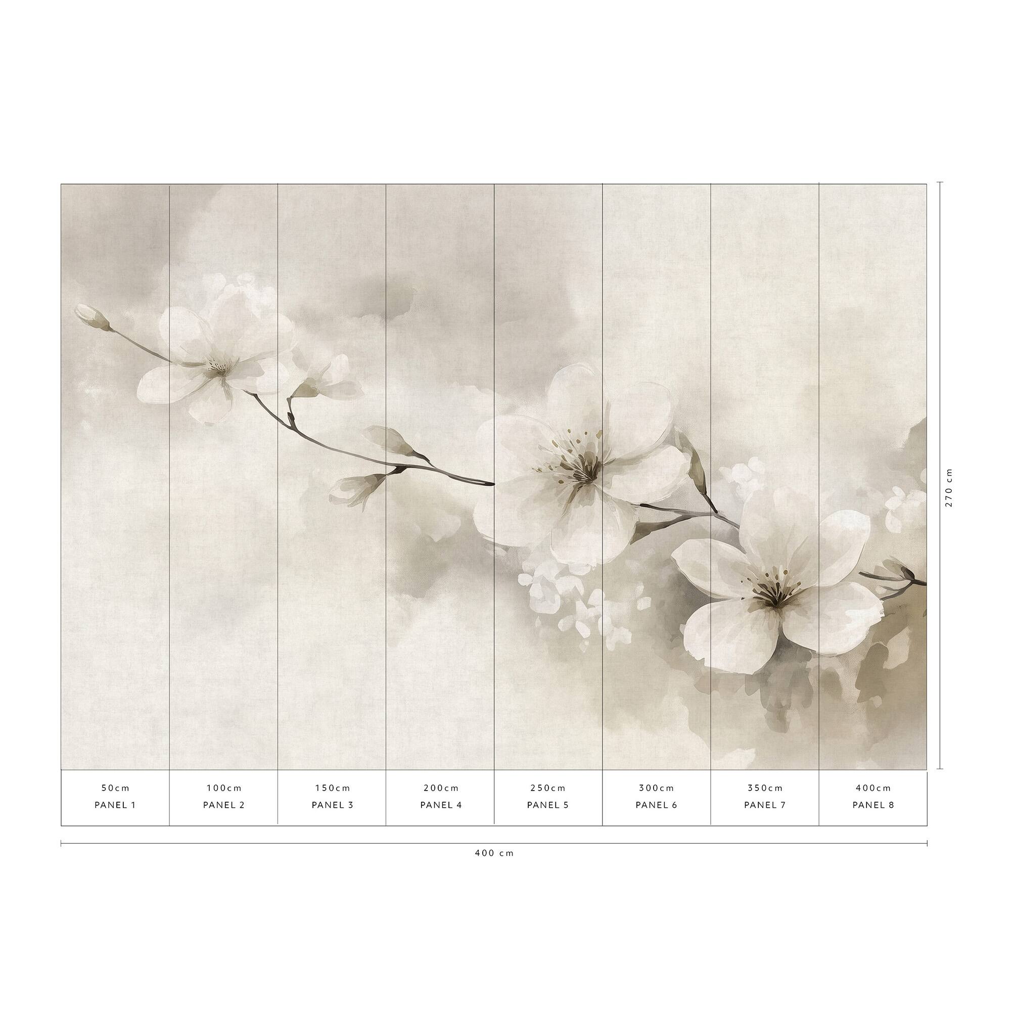 Designs Direct First Light Taupe Wall Mural